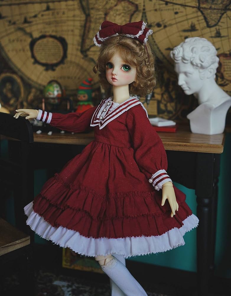 人形 球体関節人形 BJD 1/3ドールドレス Amazon | 1/3 1/4 1/6ドール用Bjd 球体関節人形 貴族風 服